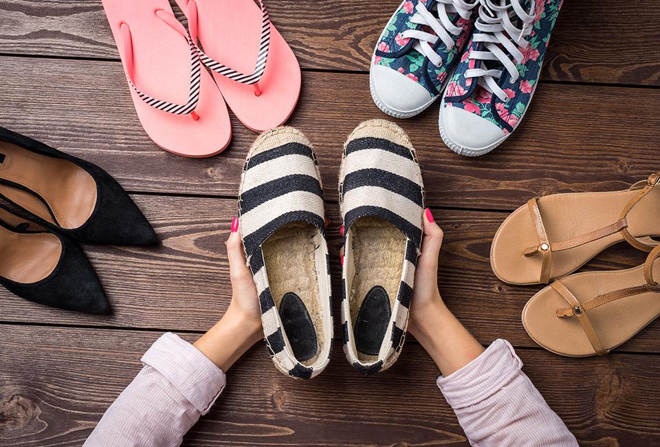 Espadrilles à Le Lavandou